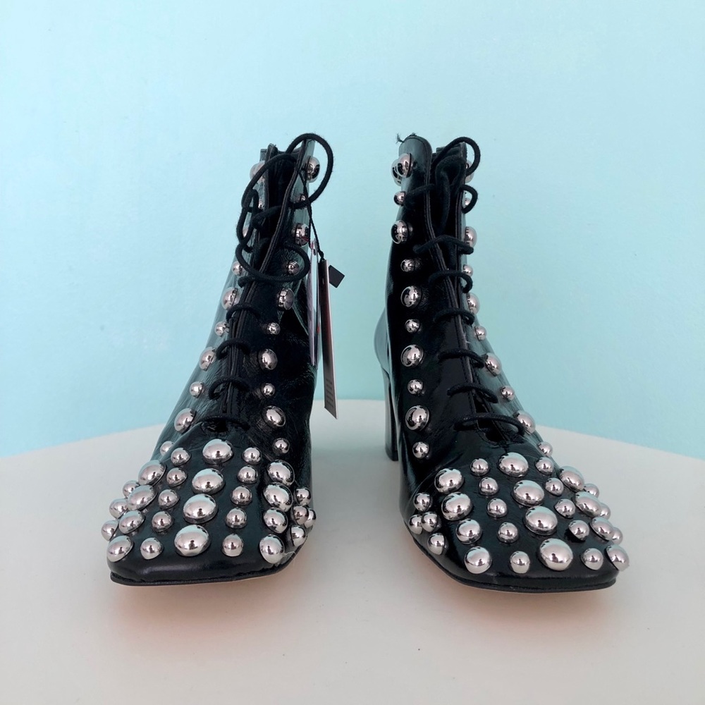 Studded with pearls and silver studs